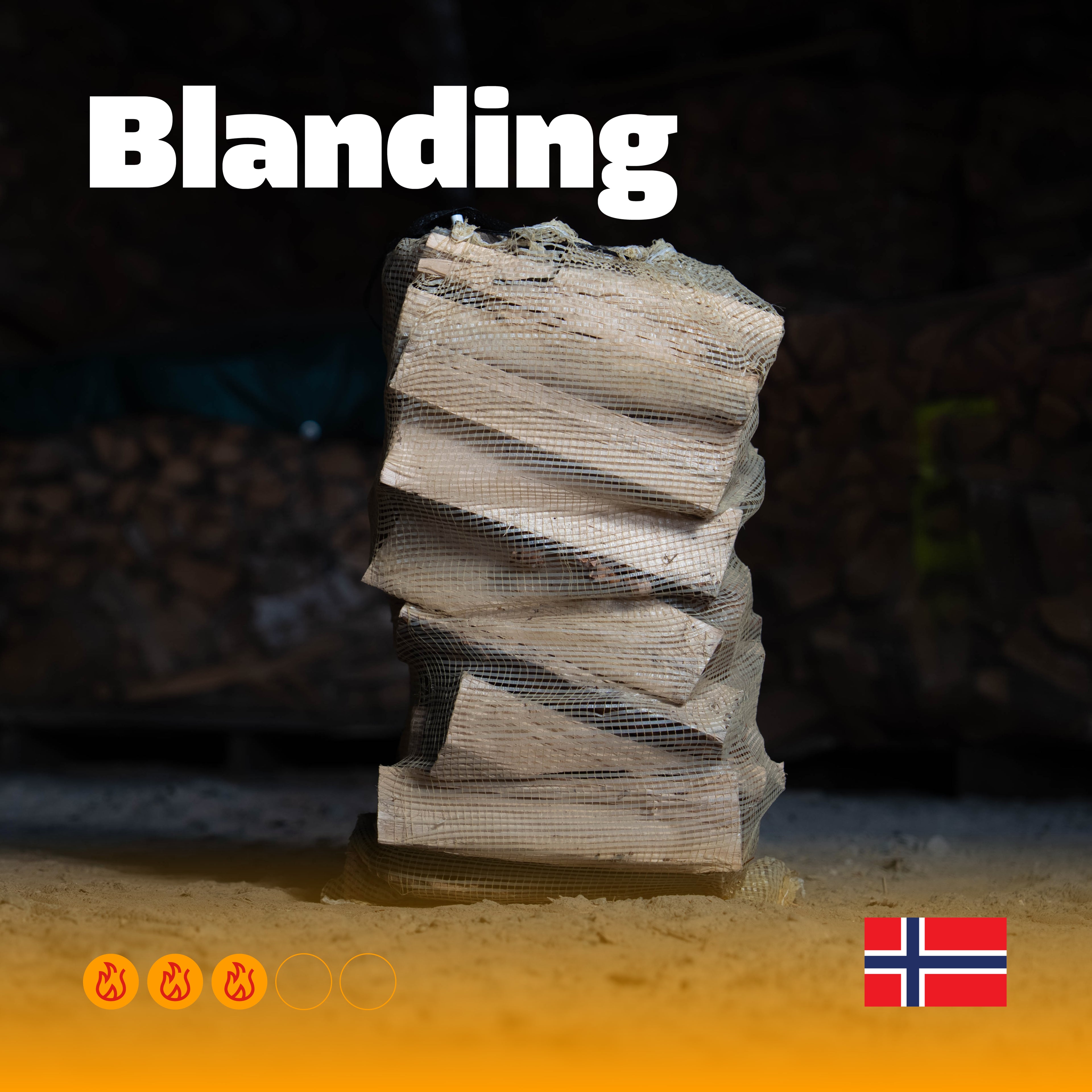 Sekk: Blandingsved 40 L