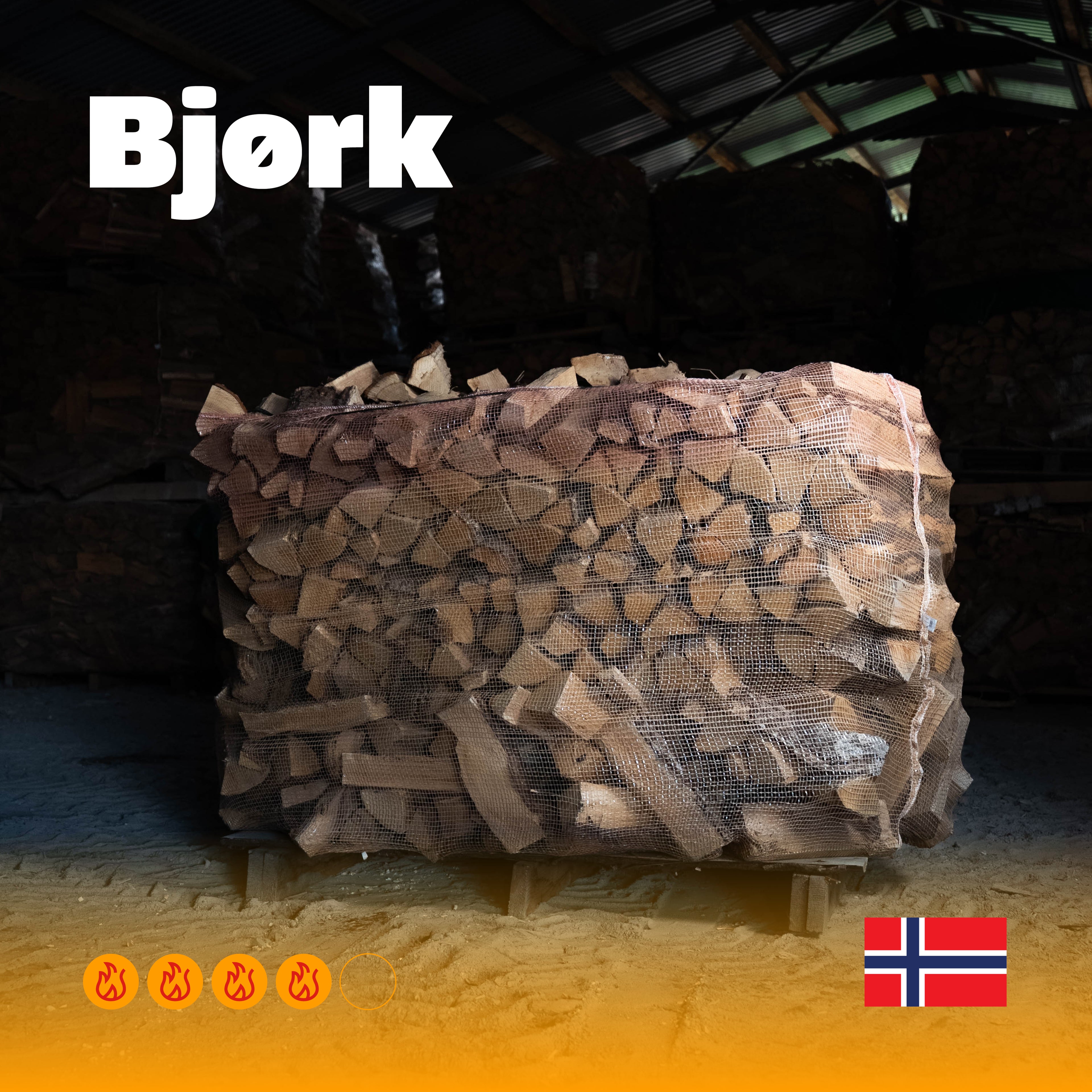 Storsekk: Bjørk 1500 L