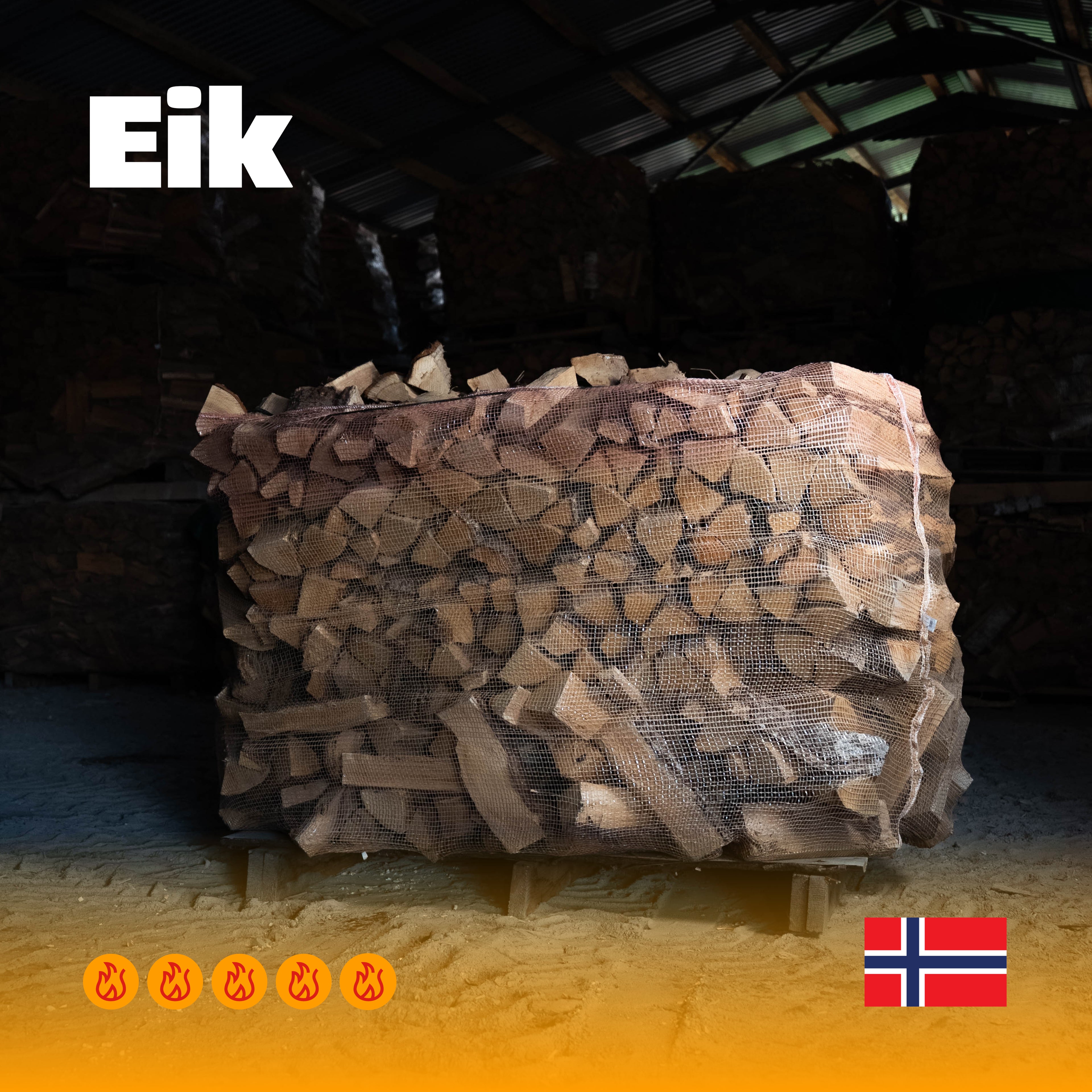 Storsekk: Eik 1500 L