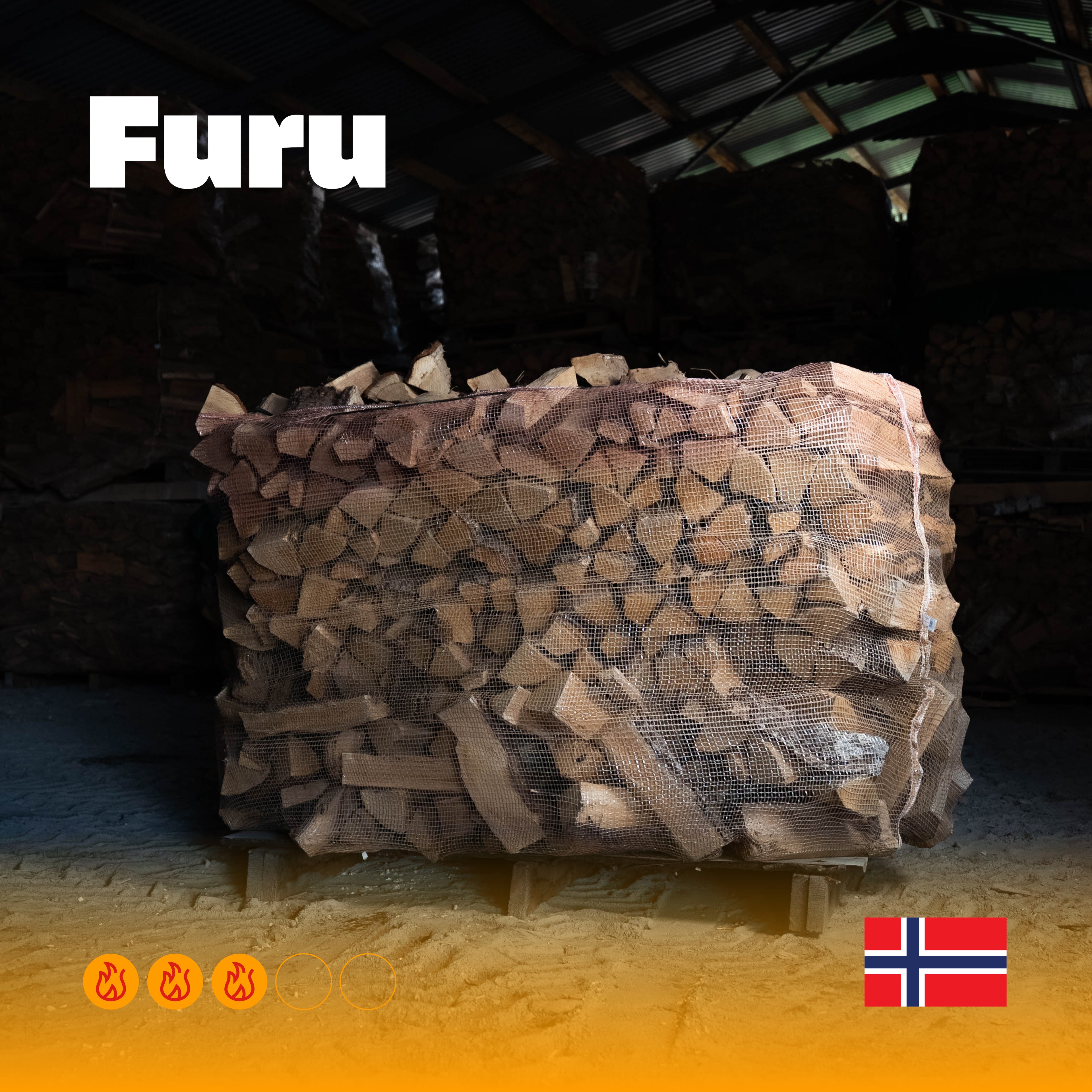 Storsekk: Furu 1500 L